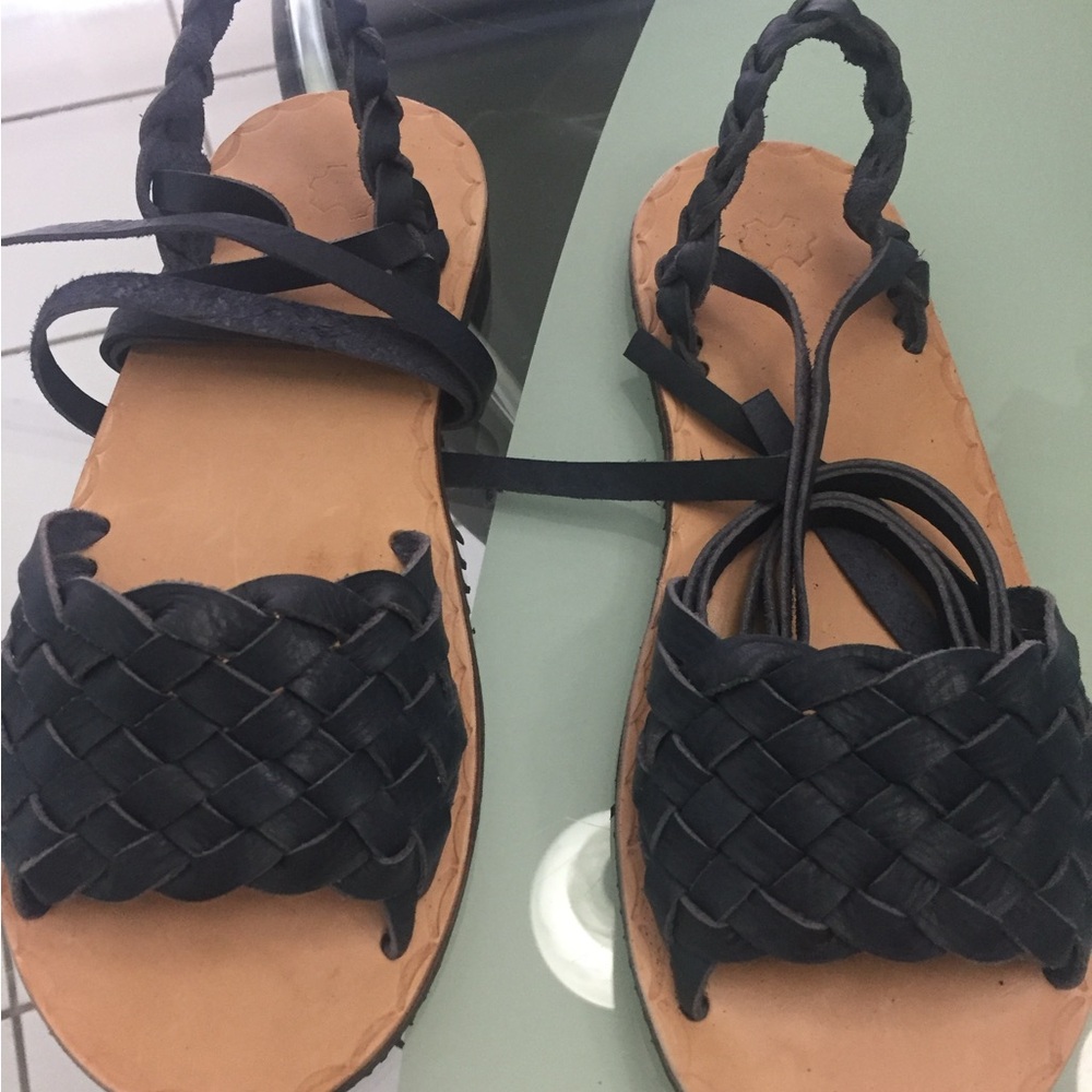 Leather sandals